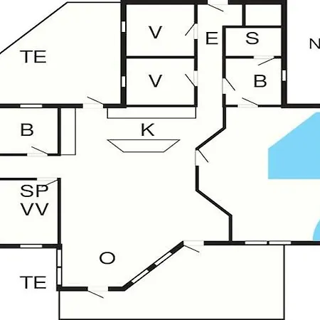 Holiday home 10 Person In L Kken